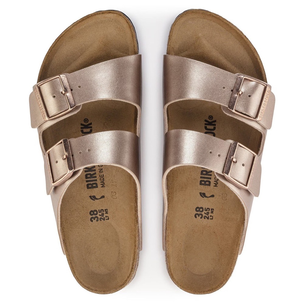 Birkenstock Arizona Birko-Flor Copper Size 8-8.5
